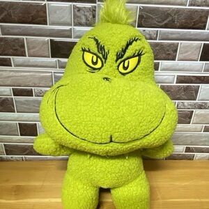 Accessory Innovations Grinch Sherpa Green 14" Plush Backpack Zipper Pocket NWT